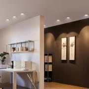 Paulmann Nova upotettava spotti IP65 pyöreä kääntyvä valkoinen