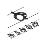 Paulmann Wire RoundMac LED-vaijerijärjestelmä 5-lamppuinen musta