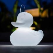 DUCK-DUCK XL -design-LED-ulkovalo, valkoinen