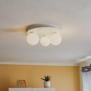 Kattovalaisin Firn, pyöreä, 3-lamppuinen, valkoinen