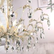 Kattokruunu Cesta, 5-lamppuinen kristalleilla