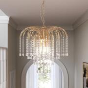 Pioggia riippuvalaisin kristallisateella Ø50cm kulta