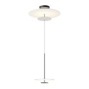 Vibia Flat LED-riippuvalaisin 3-lamppuinen Ø 90 cm harmaa L1