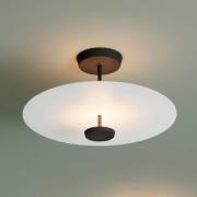 Vibia Flat LED-kattovalaisin 2-lamppuinen Ø 55 cm valkoinen