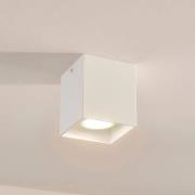 Kulmikas pinta-asennettava downlight Carson, valk.