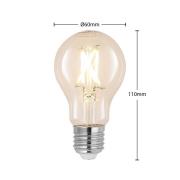 LED-lamppu E27 4W 2700K filament himmennys kirkas