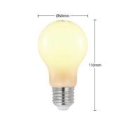 Arcchio LED-lamppu E27 8W 2,700K himmennettävä, opaali