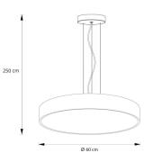 Arcchio Vanida -LED-riippuvalaisin, 60 cm