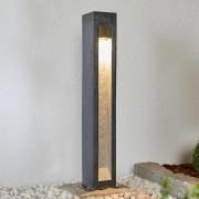LED-pylväsvalaisin Adejan, basalttikivi, V4A, 70 cm