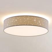 Lindby Ellamina -LED-kattovalo, 60 cm, vaalean