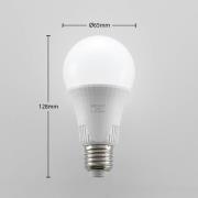 LED-lamppu E27 A65 15 W 3 000 K, 3-vaih. himmennys