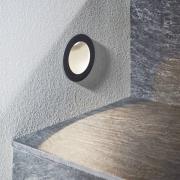 LED upotettava seinävalaisin Pordis, IP65, pyöreä