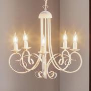 Kattokruunu Pompei, ilman varjostimia, antiikkivalkoinen