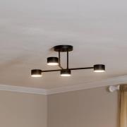 Kattovalaisin Modus 4, teräs, 4-lamppuinen, GX53, musta