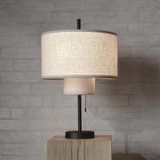 New Works Margin pöytävalaisin, beige, Ø 36 cm, tekstiili