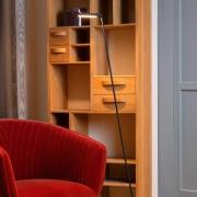 Lavale LED-lattiavalaisin, musta, himmennettävissä, korkeus 138 cm