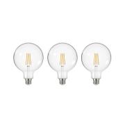 LED-lamppu hehkulamppu kirkas E27 G125 3,8W 3000K 806lm 3er