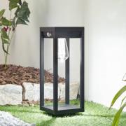 Lindby Smart LED aurinkojalustavalo Enea, sensori, CCT, RGB