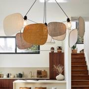 MARKET SET Screen 70's -riippuvalo, Ø 150 cm, pellava, värikäs