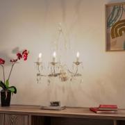 Kristalliseinävalaisin Teresa, norsunluu 3-lamppuinen