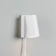 Seinäkohdevalaisin Mono I, pistokkeella, valkoinen