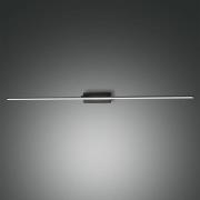 Nala LED-peilivalaisin, musta, leveys 110 cm, metallia
