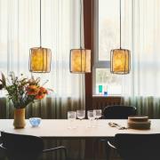 Riippuvalaisin Cardine, 3-valo, paperia, metallia