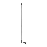 LED-lattiavalaisin Amalfi XL, musta Korkeus 180 cm metallia Himmennin ...