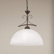 Marco-riippuvalaisin alabasterilasilla, 1-lamppuinen