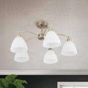 Viisilamppuinen Kinga-kattolamppu, vanhamessinki