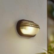 Lindby ulkoseinävalaisin Adita, musta, ABS, korkeus 16,3 cm