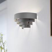 Levin seinävalaisin teräksellä, harmaa