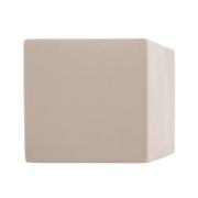 Seinälamppu Cube Line up/down, keraaminen, valkoinen