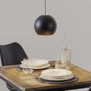BEGA Studio Line Pendel DALI, musta/alumiini Ø19cm