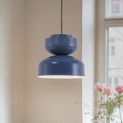Dalia-riippuvalaisin, sininen, metallinen varjostin, 30 cm