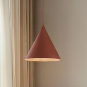 Cono riippuvalaisin, yksittäinen valaisin, Ø 25 cm, tiilenpunainen