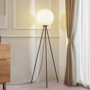 Lucande lattiavalaisin Kestralia, valkoinen, lasi, Ø 35 cm, E27