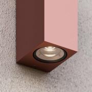 LED-ulkoseinävalaisin Tavi, ruosteenruskea, alumiini, ylös/alas -valai...