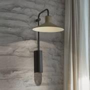 Bover LED-seinävalaisin Platet A/02, musta/oliivinharmaa