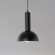 Riippuvalaisin Vitrum cupola S, musta, puolipyöreä, Ø 19 cm
