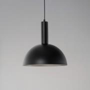Vitrum cupola M-riippuvalaisin, musta, puoliympyrän muotoinen, Ø 30 cm