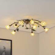 Kattovalaisin Miranda 9-lamppuinen, pronssi