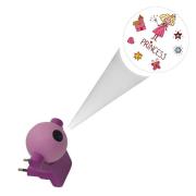 Prinsessa-LED-yövalo, pisotrasiaan asennettava