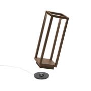 Zafferano Home LED-akku-lyhty IP54 corten