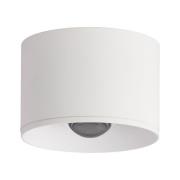 LED-ulkokattospotti S132, Ø 8 cm, hiekanvalkoinen