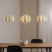 Riippuvalaisin Newton, 3-valo, hiekanvärinen, metallia