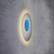 Escale Blade Open -LED-seinävalo RGB+W hopea 59 cm