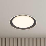 Ijus LED-kattovalaisin, valkoinen/antrasiitti, Ø 43 cm, muovia