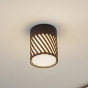 Lindby ulkokattovalaisin Lurinda, 10,5 cm, musta, alumiini,