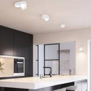 Stanos-LED-kattokohdevalo CCT, 2 lamppua valkoinen